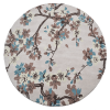 Rugsotic Carpets Hand Tufted Wool Round Area Rug Floral