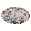 Rugsotic Carpets Hand Tufted Wool Round Area Rug Floral