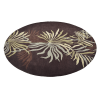 Rugsotic Carpets Hand Tufted Wool Round Area Rug Floral