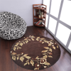 Rugsotic Carpets Hand Tufted Wool Round Area Rug Floral