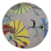 Rugsotic Carpets Hand Tufted Wool Round Area Rug Floral