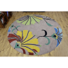 Rugsotic Carpets Hand Tufted Wool Round Area Rug Floral