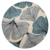 Rugsotic Carpets Hand Tufted Wool Round Area Rug Floral