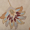 Rugsotic Carpets Hand Tufted Wool Round Area Rug Floral