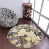 Rugsotic Carpets Hand Tufted Wool Round Area Rug Floral