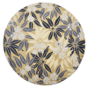 Rugsotic Carpets Hand Tufted Wool Round Area Rug Floral