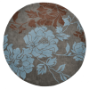 Rugsotic Carpets Hand Tufted Wool Round Area Rug Floral