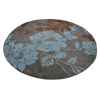Rugsotic Carpets Hand Tufted Wool Round Area Rug Floral