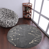 Rugsotic Carpets Hand Tufted Wool Round Area Rug Floral