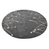 Rugsotic Carpets Hand Tufted Wool Round Area Rug Floral