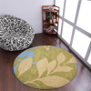 Rugsotic Carpets Hand Tufted Wool Round Area Rug Floral