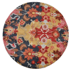 Rugsotic Carpets Hand Tufted Wool Round Area Rug Floral