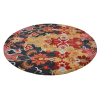 Rugsotic Carpets Hand Tufted Wool Round Area Rug Floral