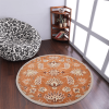 Rugsotic Carpets Hand Tufted Wool Round Area Rug Floral