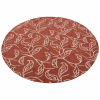Rugsotic Carpets Hand Tufted Wool Round Area Rug Floral