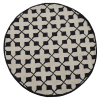 Rugsotic Carpets Hand Tufted Wool Round Area Rug Geometric