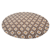Rugsotic Carpets Hand Tufted Wool Round Area Rug Geometric