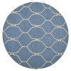 Rugsotic Carpets Hand Tufted Wool Round Area Rug Geometric