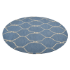 Rugsotic Carpets Hand Tufted Wool Round Area Rug Geometric