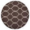 Rugsotic Carpets Hand Tufted Wool Round Area Rug Geometric