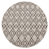 Rugsotic Carpets Hand Tufted Wool Round Area Rug Geometric