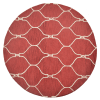 Rugsotic Carpets Hand Tufted Wool Round Area Rug Geometric