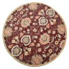 Rugsotic Carpets Hand Tufted Wool Round Area Rug Oriental