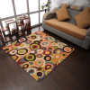 Rugsotic Carpets Hand Tufted Wool Square Area Rug Contemporary