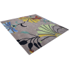Rugsotic Carpets Hand Tufted Wool Square Area Rug Floral