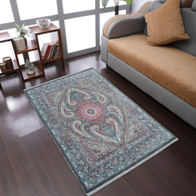 Rugsotic Carpets Machine Woven Crossweave Polyester Area Rug Oriental (Color: Brown Gray, size: 10'x13')