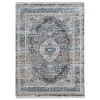 Rugsotic Carpets Machine Woven Crossweave Polyester Multicolor Area Rug Oriental