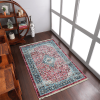 Rugsotic Carpets Machine Woven Crossweave Polyester Area Rug Oriental
