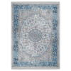 Rugsotic Carpets Machine Woven Crossweave Polyester Multicolor Area Rug Oriental