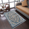Rugsotic Carpets Machine Woven Crossweave Polyester Area Rug Oriental