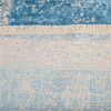 Rugsotic Carpets Machine Woven Crossweave Polyester Blue Area Rug Oriental