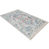 Rugsotic Carpets Machine Woven Crossweave Polyester Multicolor Area Rug Oriental