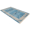Rugsotic Carpets Machine Woven Crossweave Polyester Blue Area Rug Oriental