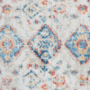 Rugsotic Carpets Machine Woven Crossweave Polyester Multicolor Area Rug Oriental