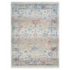 Rugsotic Carpets Machine Woven Crossweave Polyester Multicolor Area Rug Oriental
