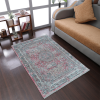 Rugsotic Carpets Machine Woven Crossweave Polyester Multicolor Area Rug Oriental