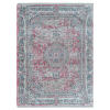 Rugsotic Carpets Machine Woven Crossweave Polyester Multicolor Area Rug Oriental