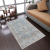 Rugsotic Carpets Machine Woven Crossweave Polyester Area Rug Oriental