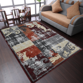 Rugsotic Carpets Machine Woven Heatset Polypropylene Area Rug Floral (Color: Multicolor3, size: 10'x13')