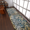 Rugsotic Carpets Machine Woven Heatset Polypropylene 3'2''x10' Runner Area Rug Abstract