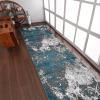 Rugsotic Carpets Machine Woven Heatset Polypropylene 3'2''x10' Runner Area Rug Abstract