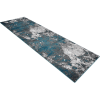 Rugsotic Carpets Machine Woven Heatset Polypropylene 3'2''x10' Runner Area Rug Abstract