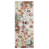 Rugsotic Carpets Machine Woven Heatset Polypropylene 3'2''x10' Runner Area Rug Floral