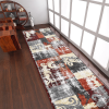 Rugsotic Carpets Machine Woven Heatset Polypropylene 3'2''x10' Runner Area Rug Floral
