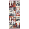 Rugsotic Carpets Machine Woven Heatset Polypropylene 3'2''x10' Runner Area Rug Floral