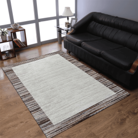 Rugsotic Carpets Machine Woven Heatset Polypropylene Area Rug Contemporary (Color: Ivory Beige, size: 3'4''x5')